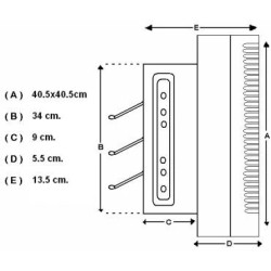 Extractor de aire Genuin APB30B1